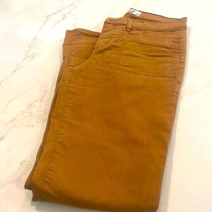 TNA BURNT GOLD SKINNY JEANS